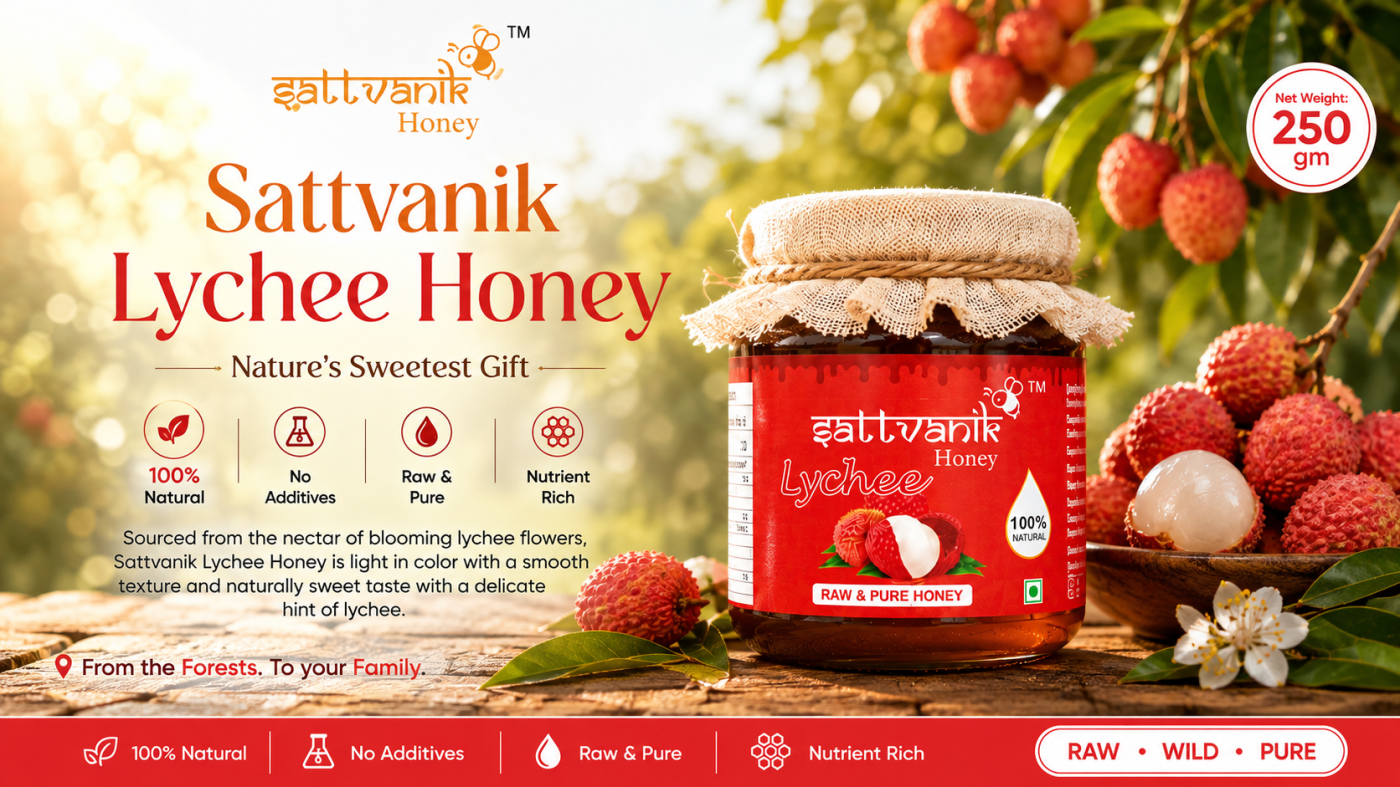 LYCHEE RAW HONEY