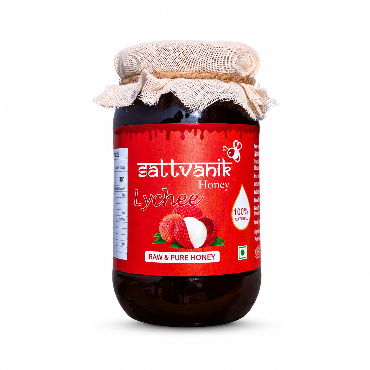 100% NATURAL LYCHEE RAW HONEY