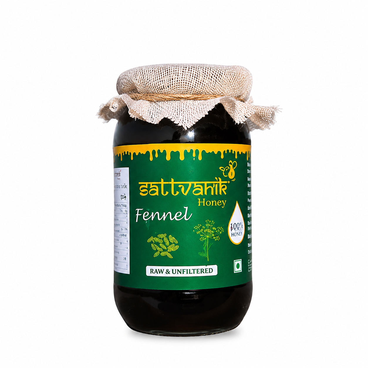 100%NATURAL FEENEL RAW HONEY